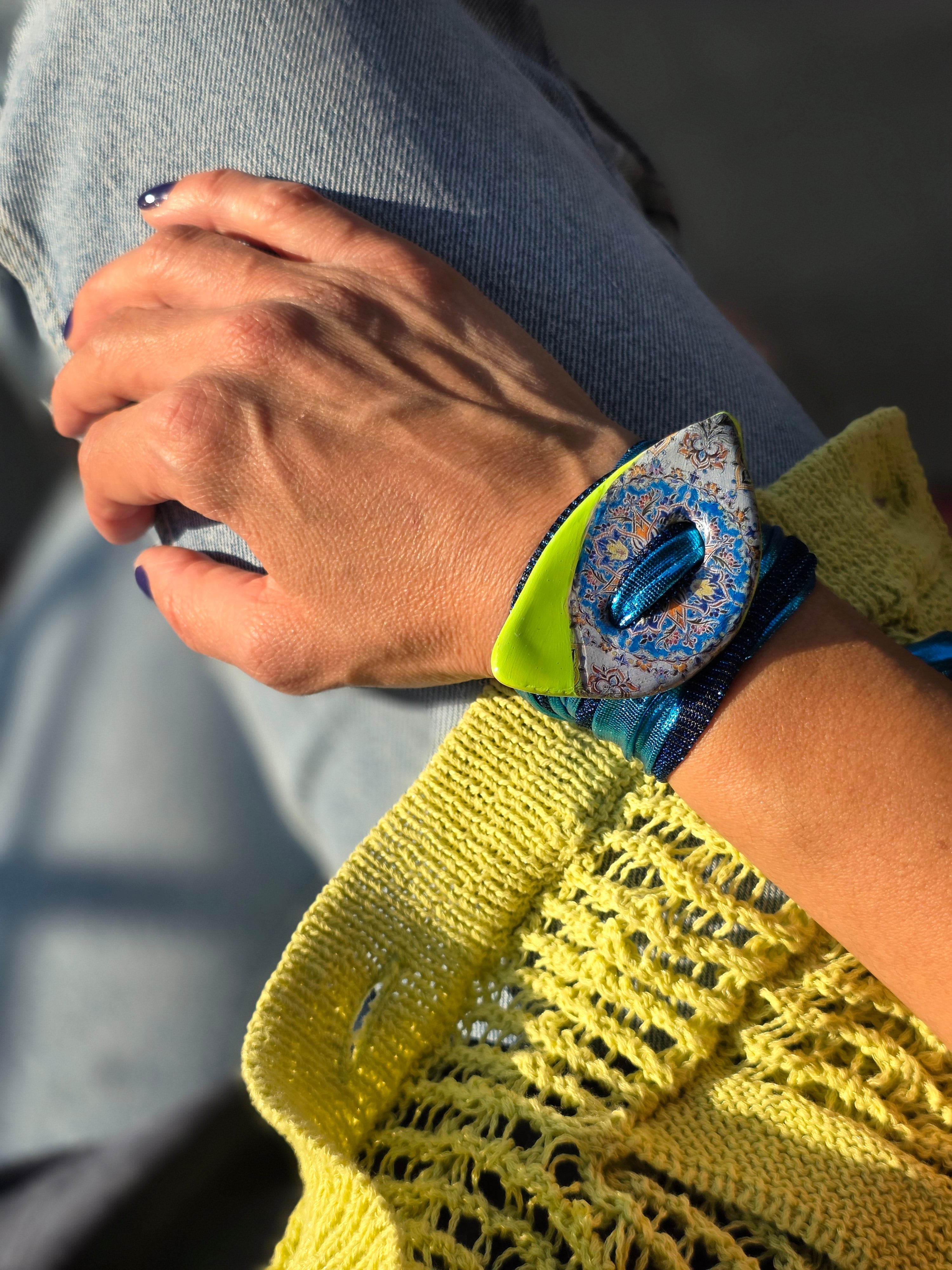 Bracciale Algerino Artigianale 3 in 1 " bracciale, collana & cintura