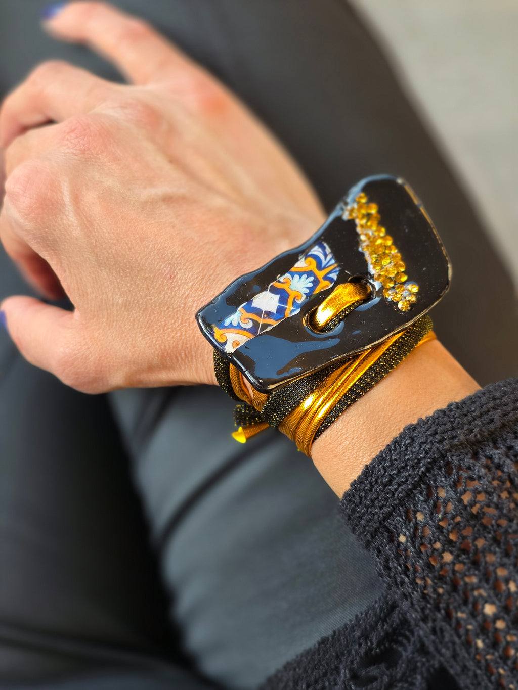 Bracciale Algerino Artigianale 3 in 1 " bracciale, collana & cintura