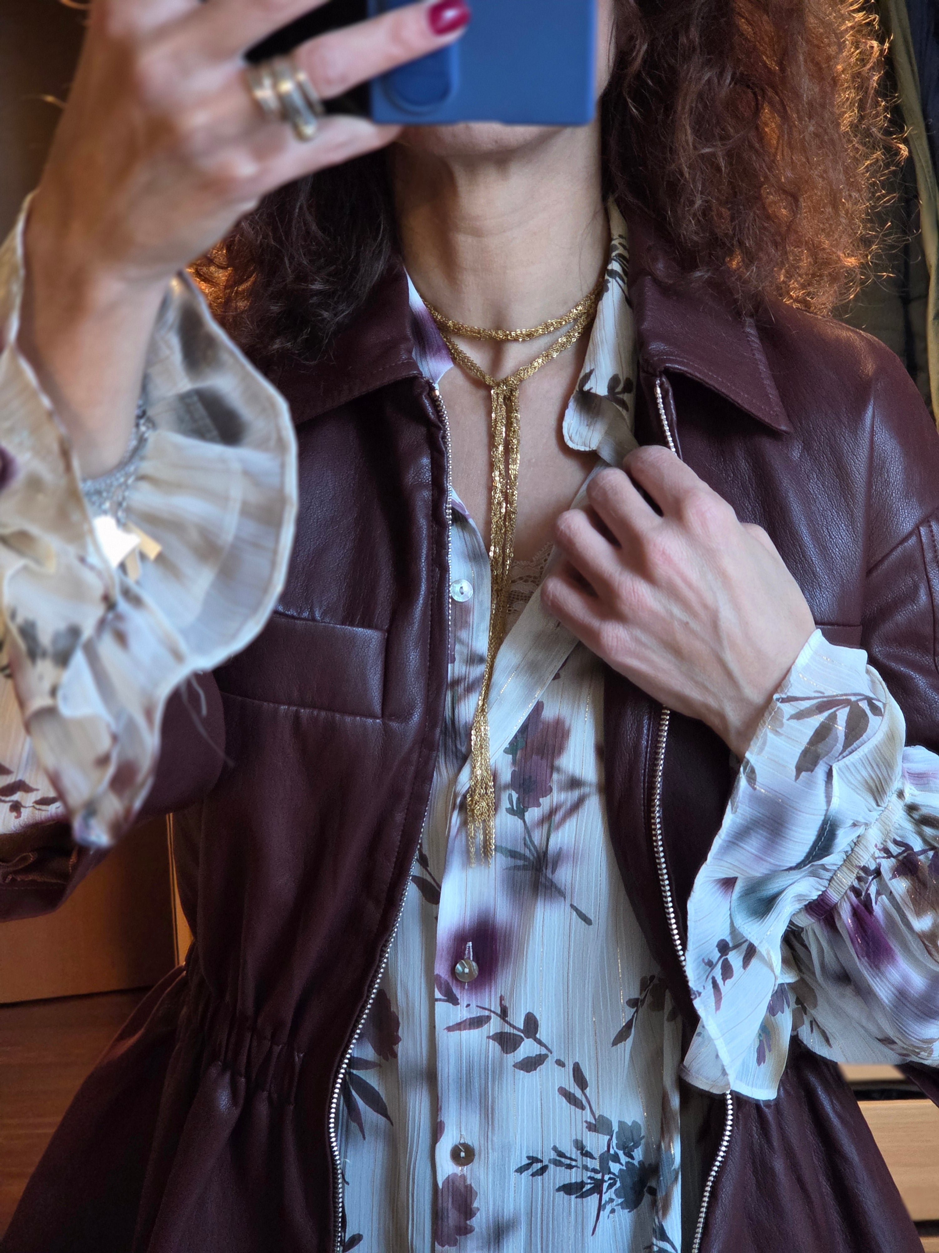 Catene intrecciate a mano in colore oro per uno stile unico! ✨