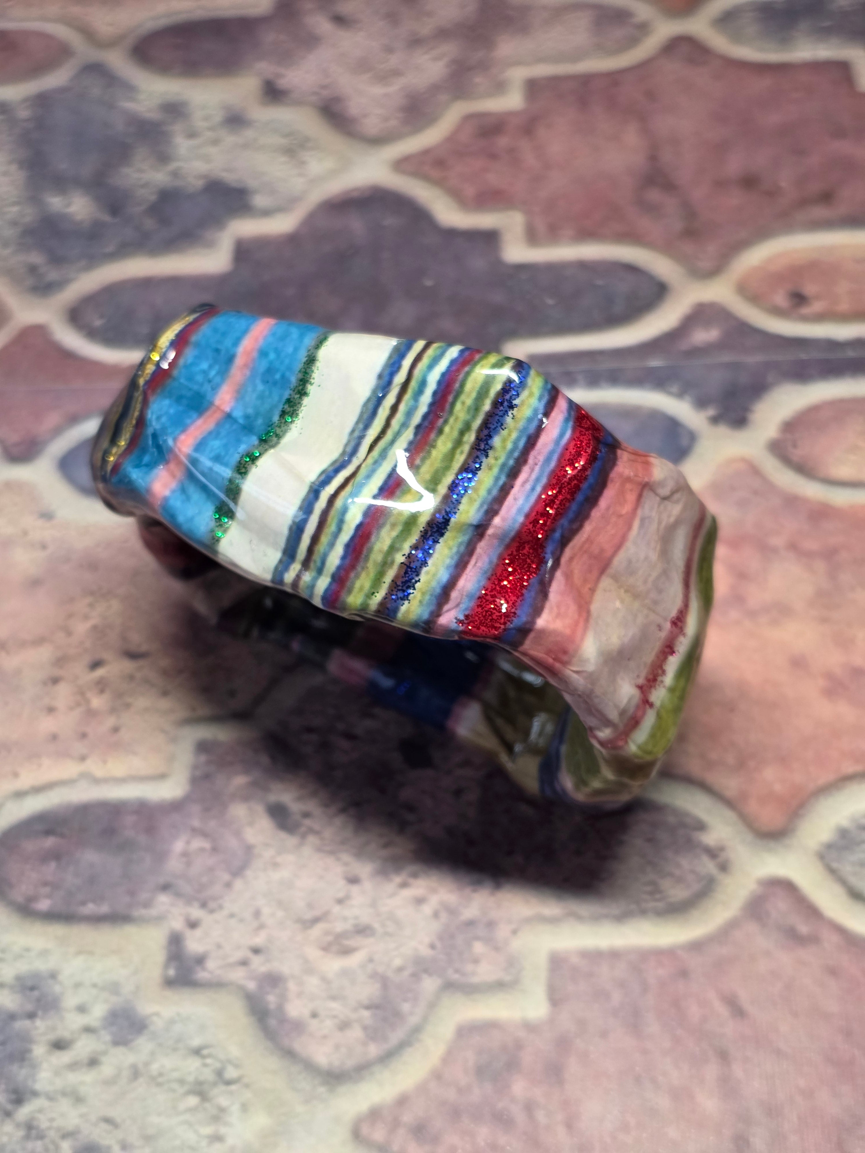 Bracciale  e Orecchini Asimmetrico Stile Tappeto Arabo