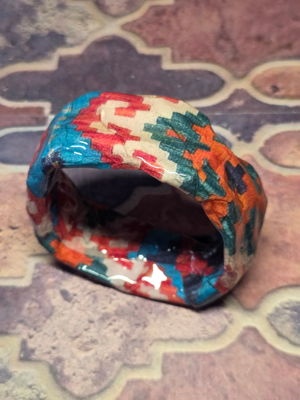 Bracciale  e Orecchini Asimmetrico Stile Tappeto Arabo