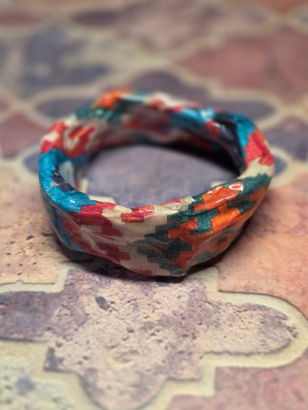 Bracciale  e Orecchini Asimmetrico Stile Tappeto Arabo