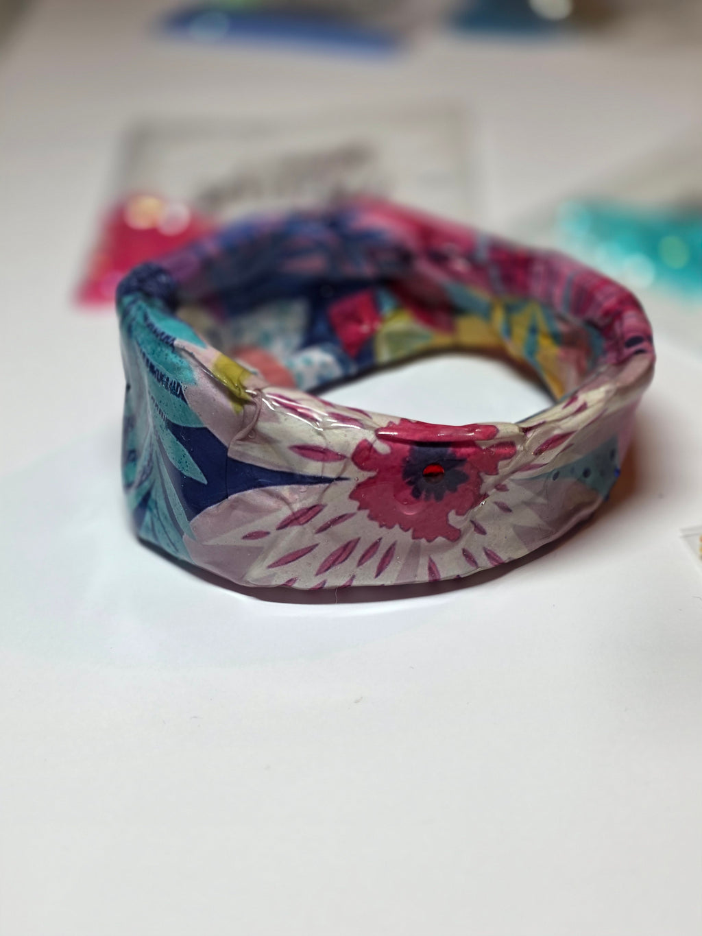 Bracciale Asimmetrici Floreale