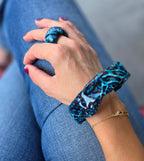 Bracciale Asimmetrico Artigianale con Motivi Animalier