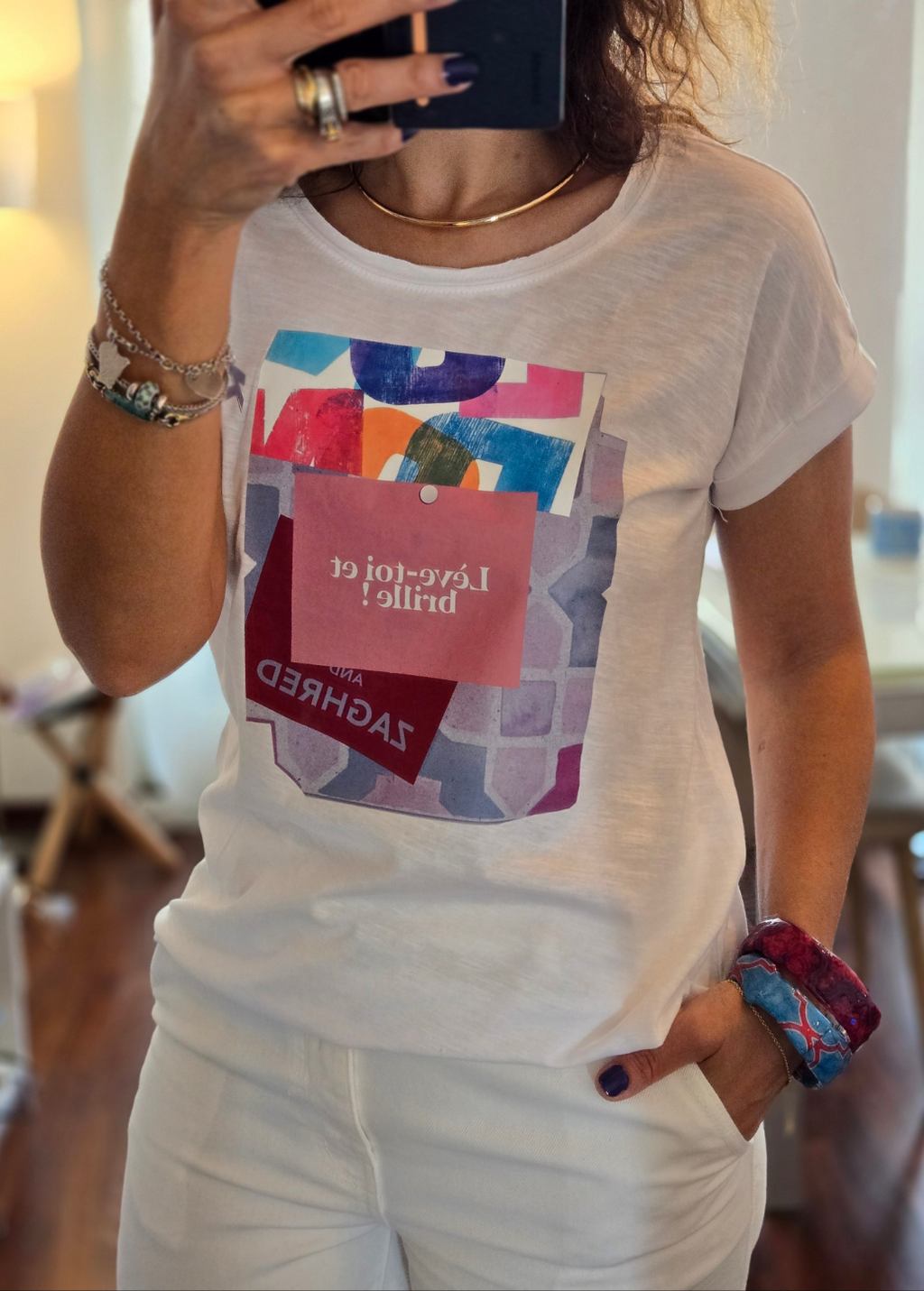 T-shirt che parla per te "Orgoglio e Spirito Algerino"