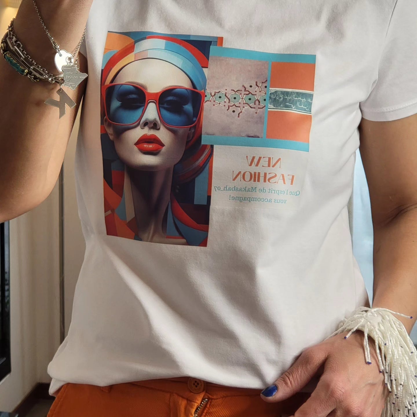 T-SHIRT🔹️NEW FASHION "Que l'esprit de Makasbah_07 vous accompagne!"🔹️