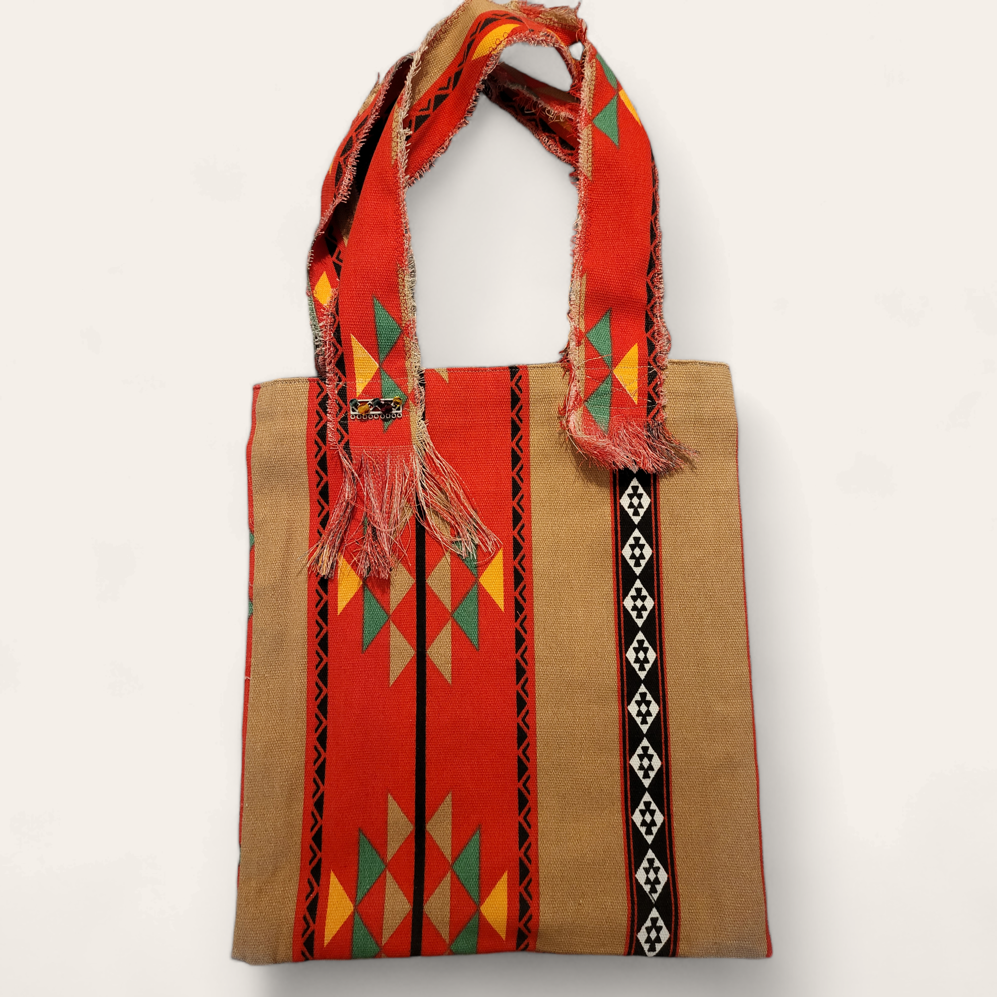 BORSA con tessuto BERBÈRO