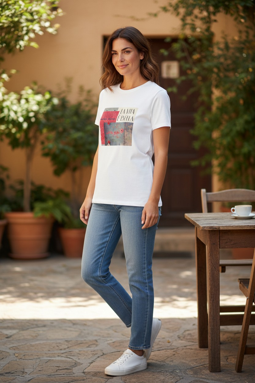 T-shirt Artigianali con frase