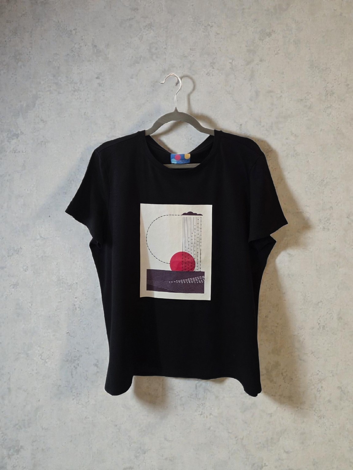 Magliette Artistiche in Cotone Ricami Esclusivi con Perline 3D