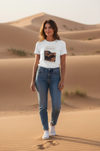 T-shirt interactif pour femmes, inspiré du cœur de l'Algérie