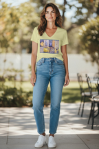T-SHIRT ethnique « Voyagez avec style et imagination »