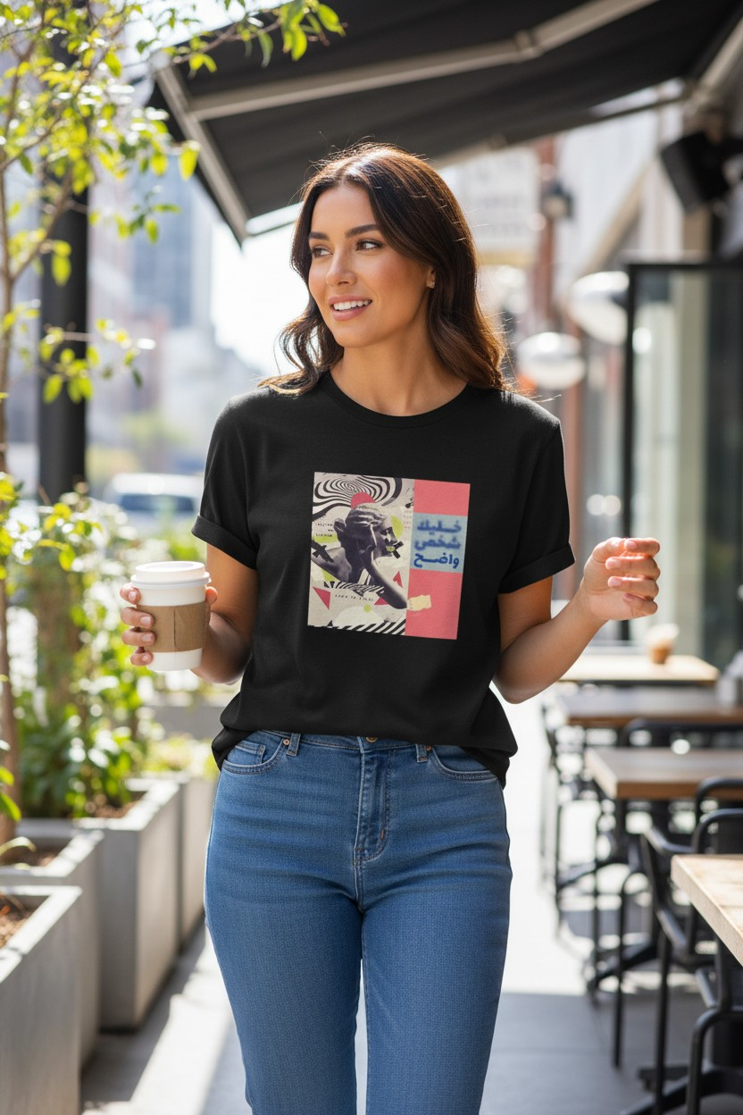 T-SHIRT - S M I L E Arte e proverbio Algerino