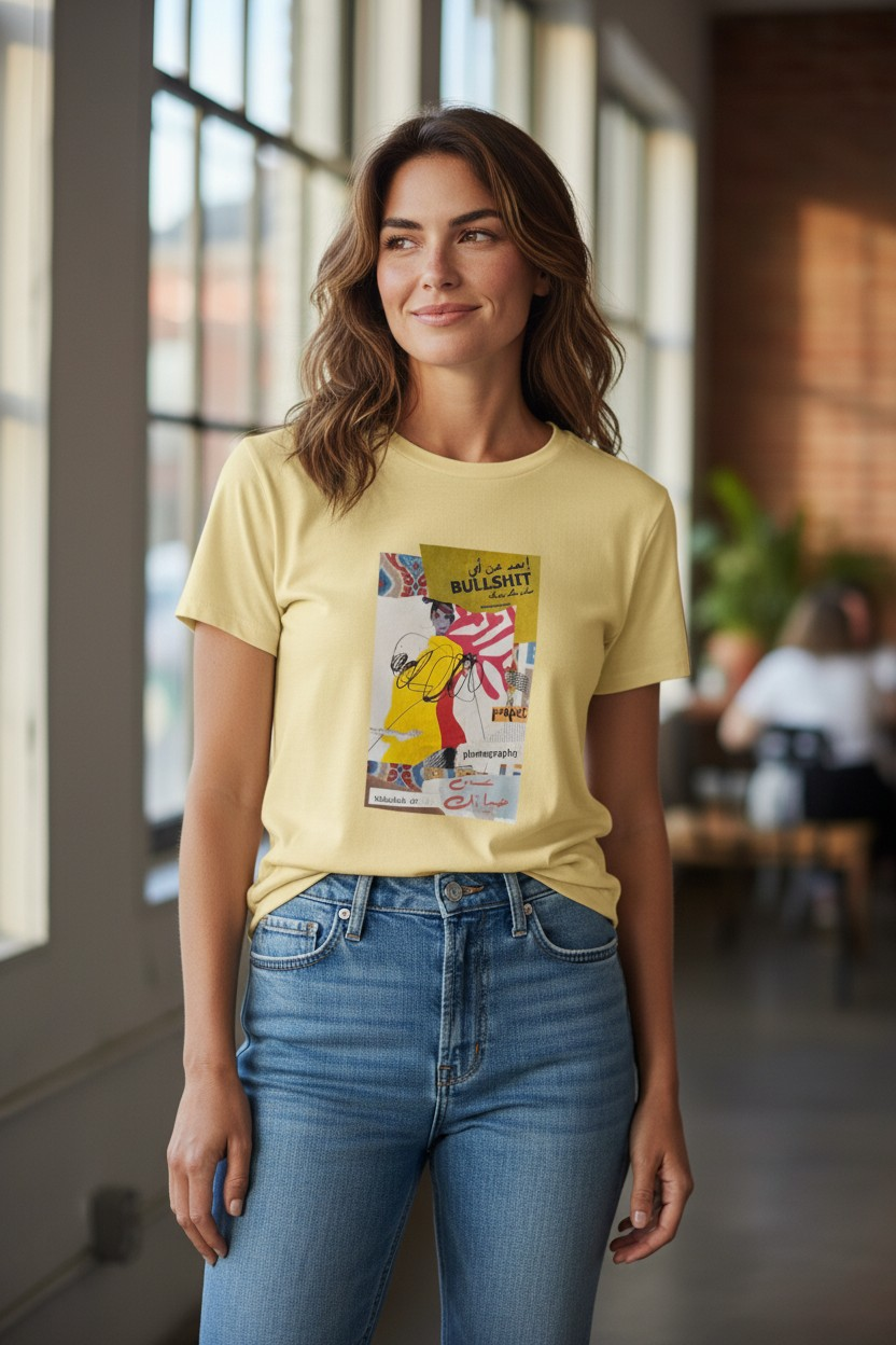 T-SHIRT - S M I L E Arte e proverbio Algerino