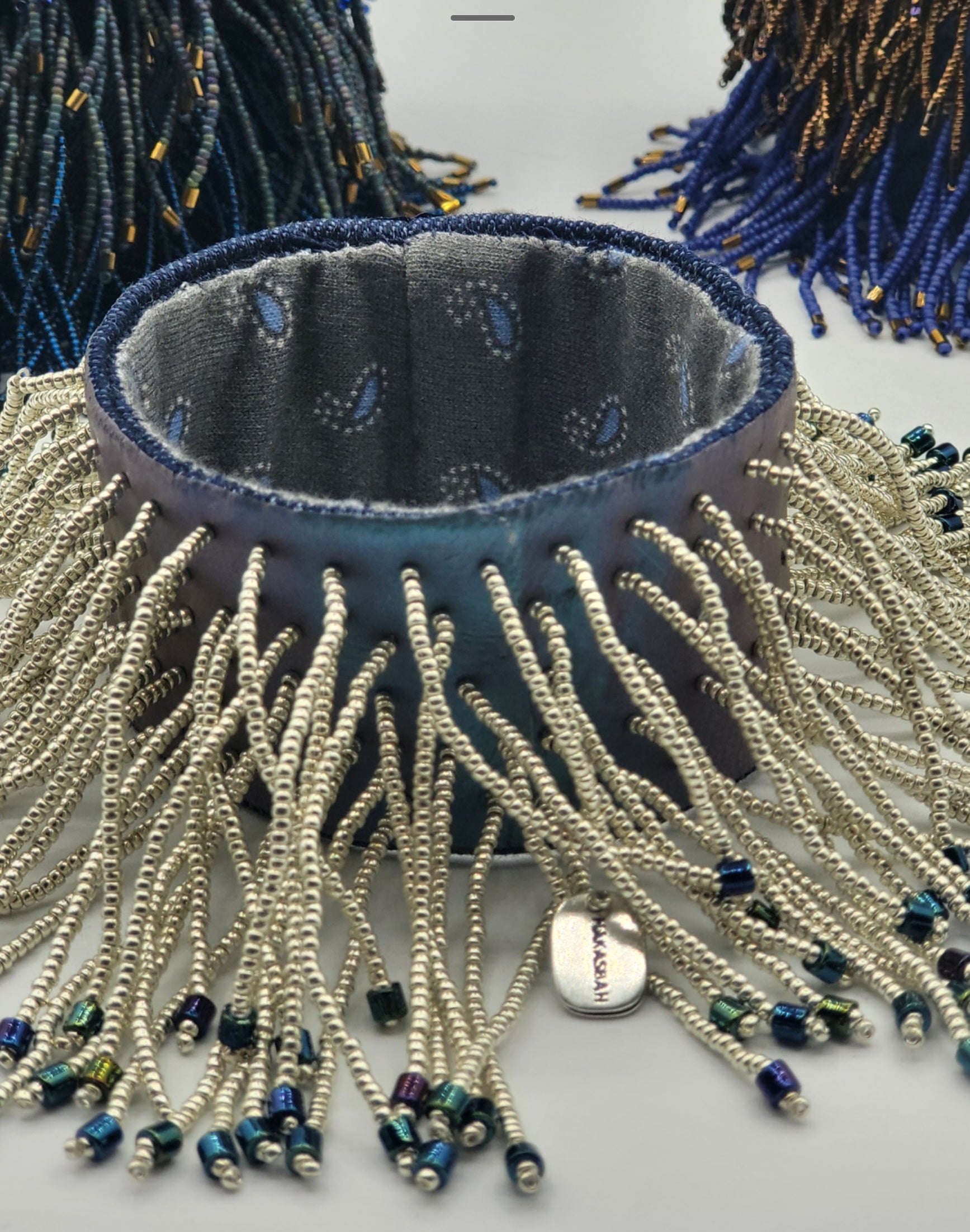 BRACELET with beaded fringes