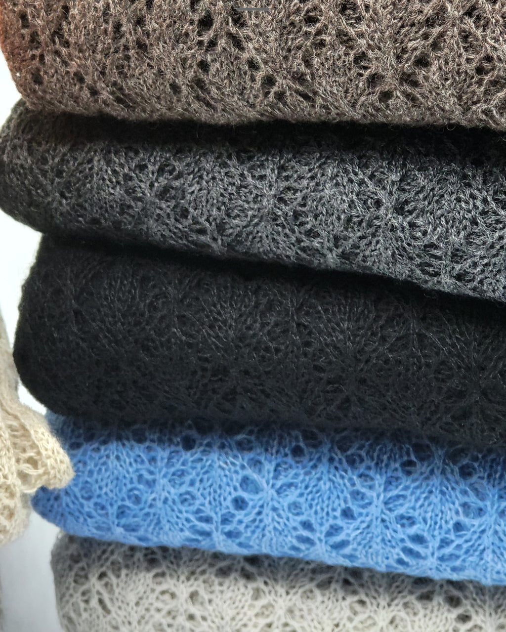 SCIARPA - in cashmere traforata