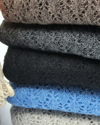 SCIARPA - in cashmere traforata