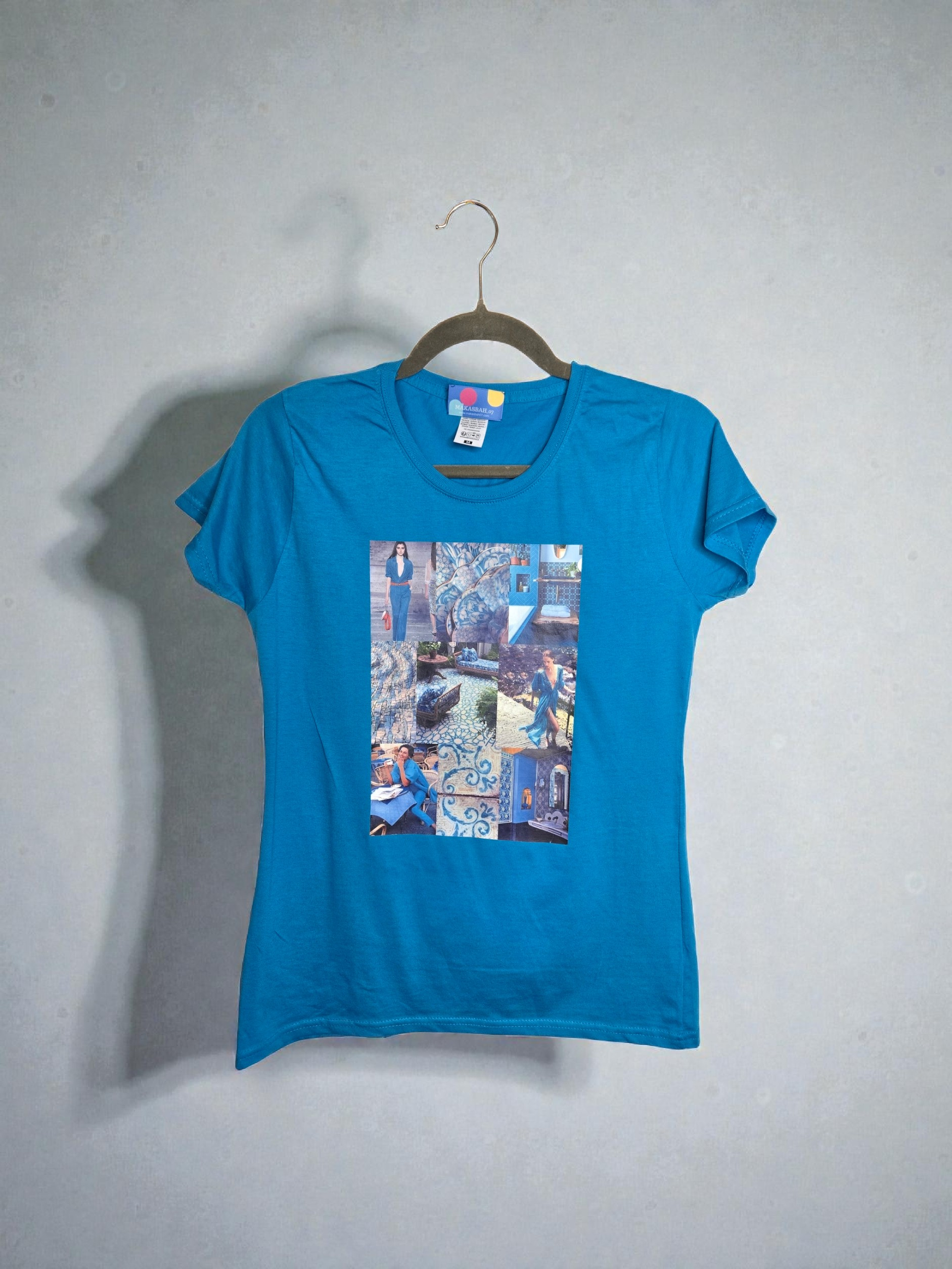 Ethnic T-SHIRT "Travel with Style and Imagination"