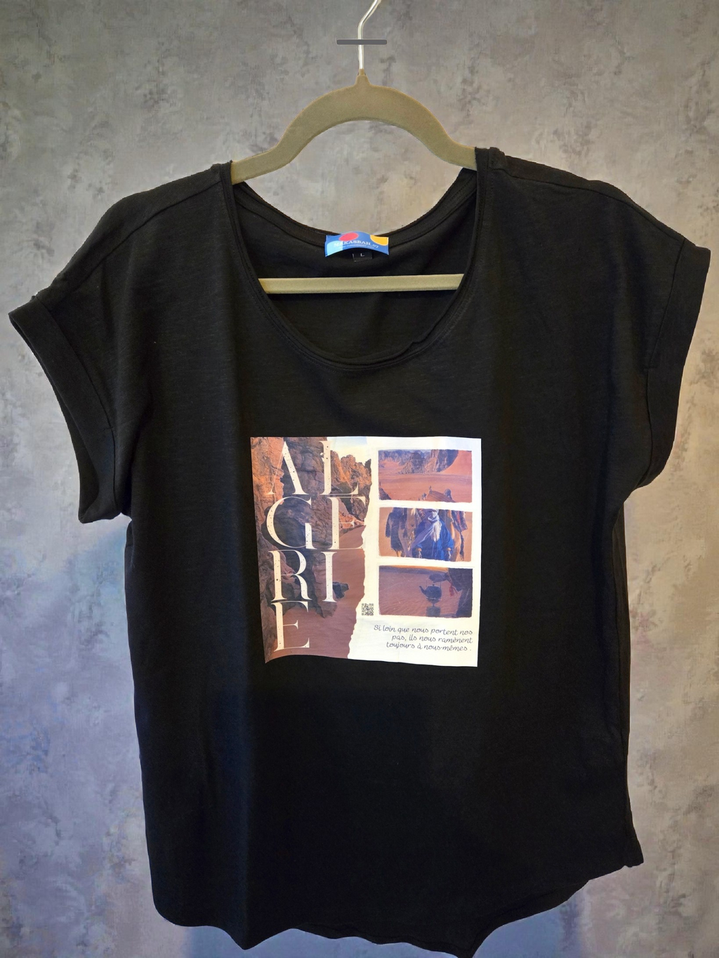 Interactive Women's T-Shirt from the Heart of Algeria