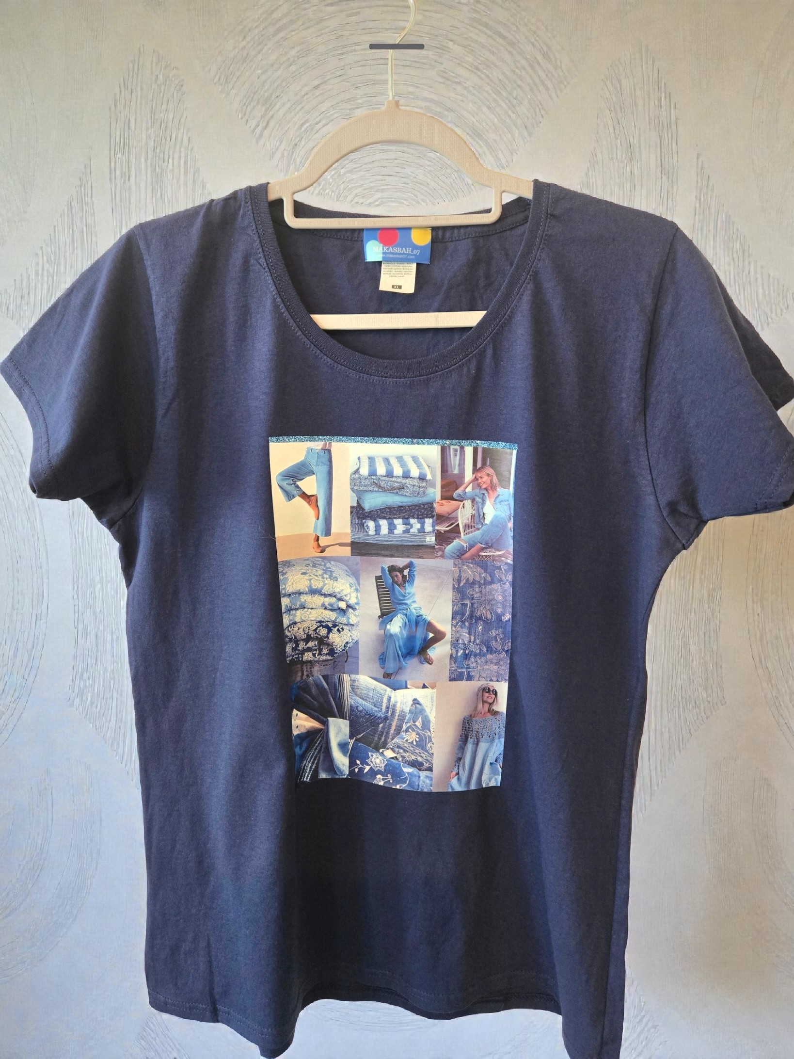 Ethnic T-SHIRT "Travel with Style and Imagination"