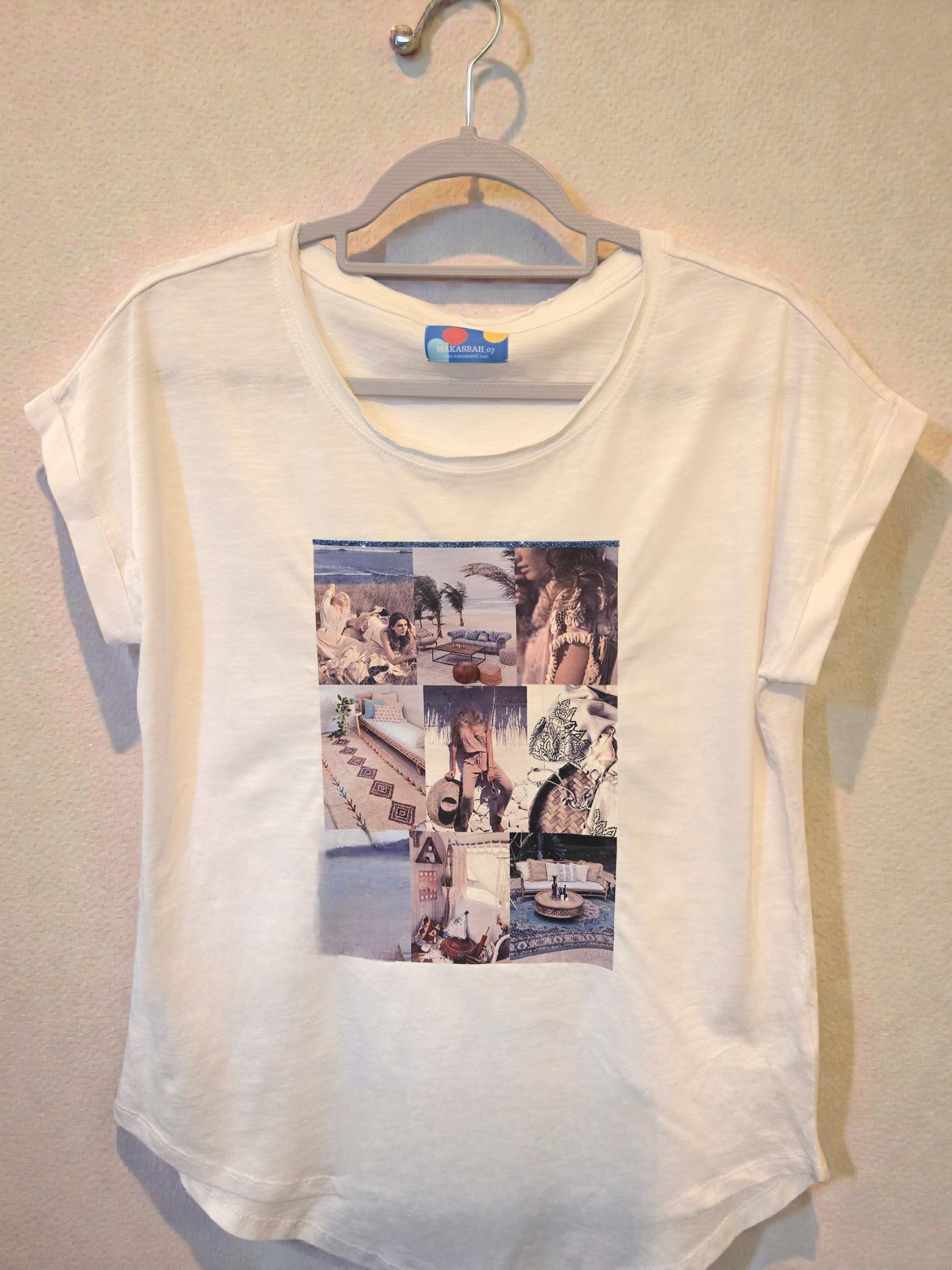 Ethnic T-SHIRT "Travel with Style and Imagination"