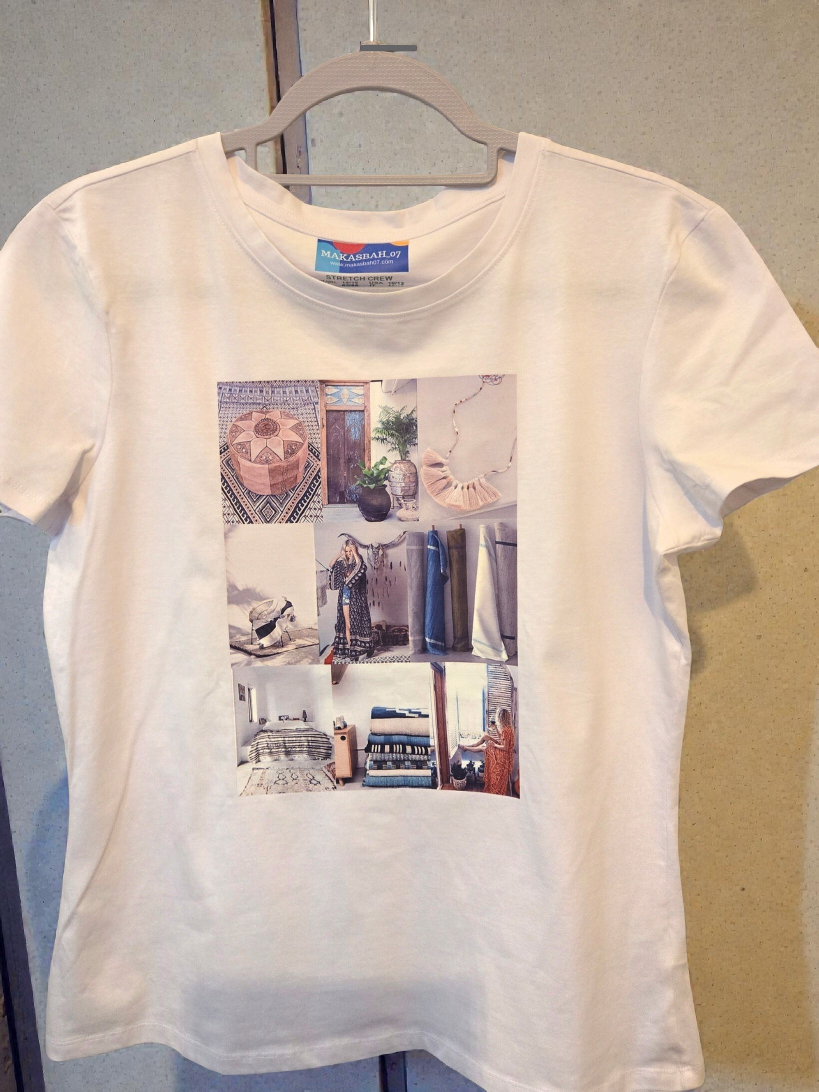 Ethnic T-SHIRT "Travel with Style and Imagination"