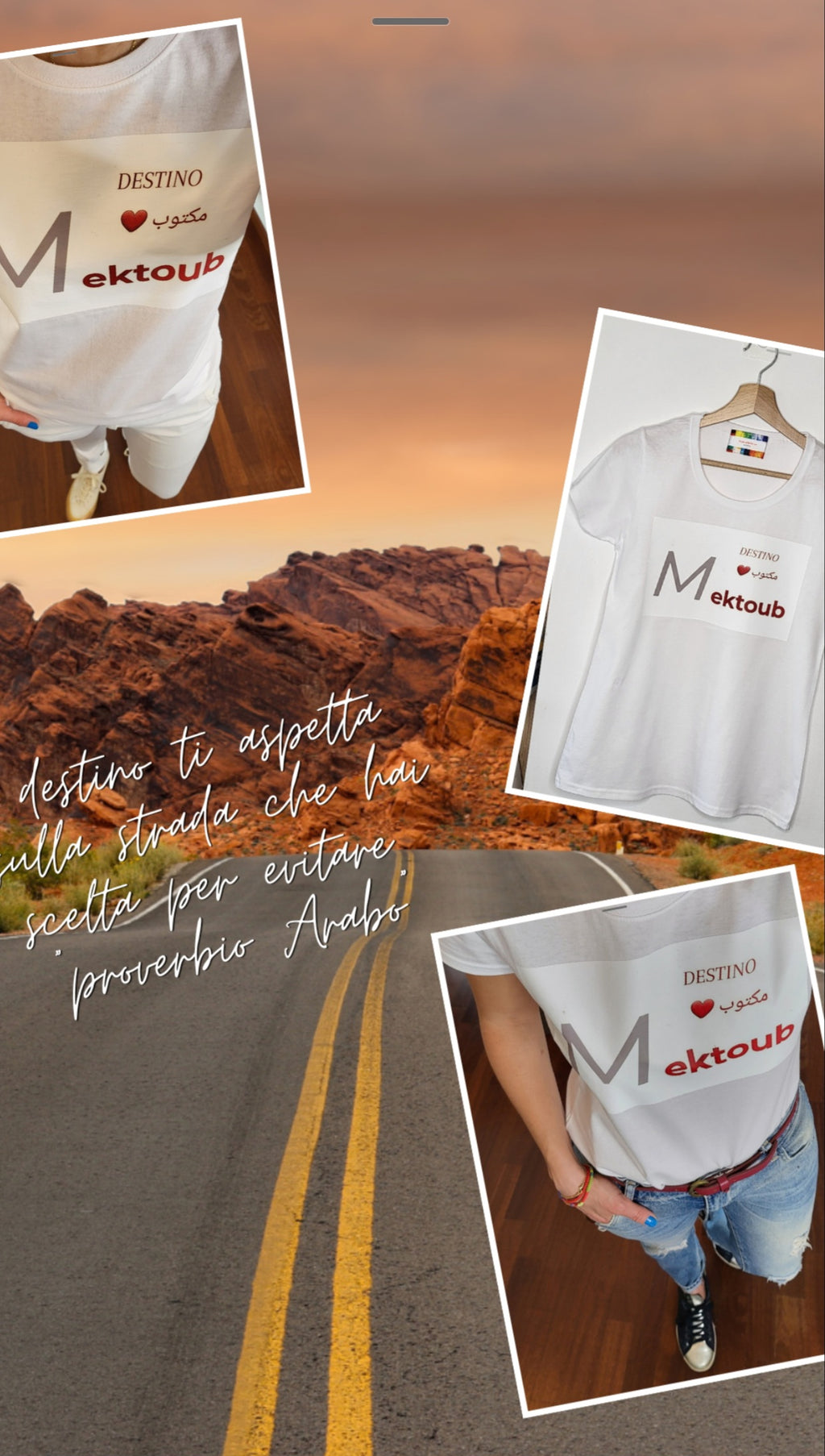 T-SHIRT - MEKTOUB (destino)