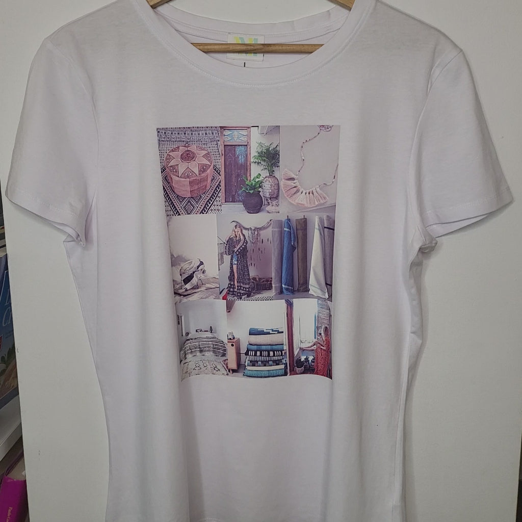 T-SHIRT bianco" STYLE ARABESQUE "