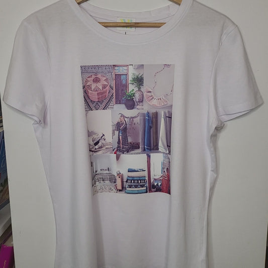T-shirt blanc « STYLE ARABESQUE »