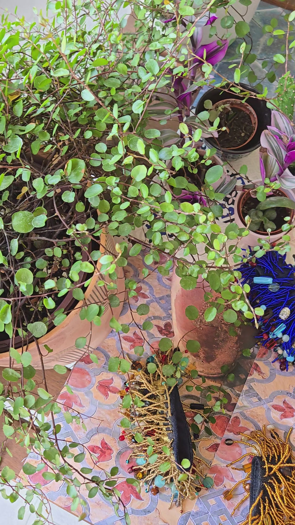 BRACELET - with beaded fringes