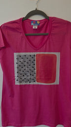 Magliette Artistiche in Cotone Ricami Esclusivi con Perline 3D