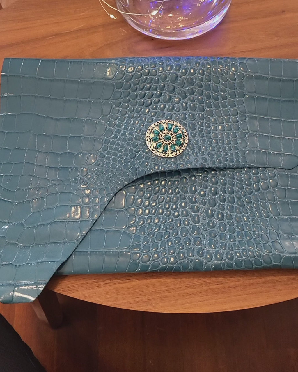 POCHETTE turchese