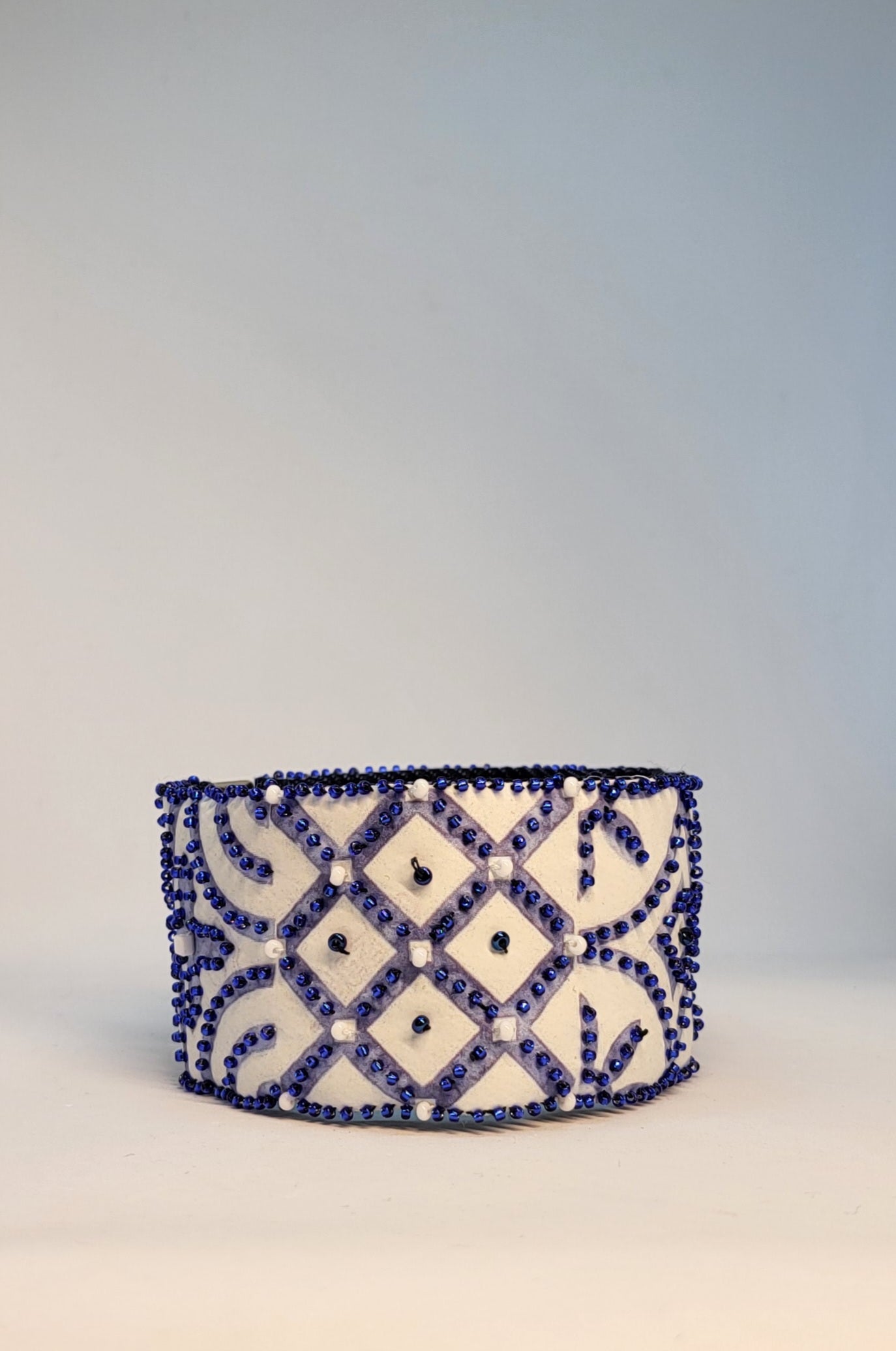 Bracelet Arabesque Blanc/Bleu