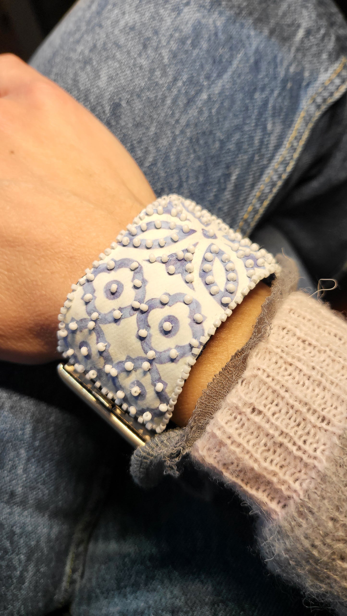 Bracelet Arabesque Blanc
