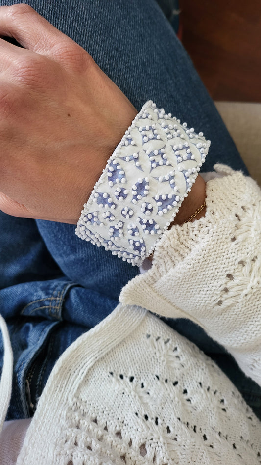 Bracelet Arabesque Blanc
