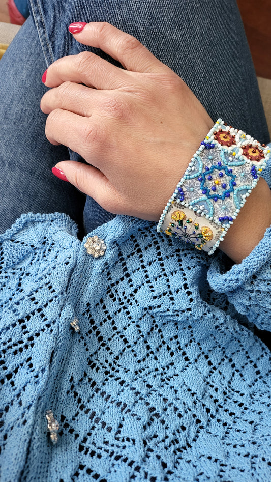 Bracelet Arabesque Bleu