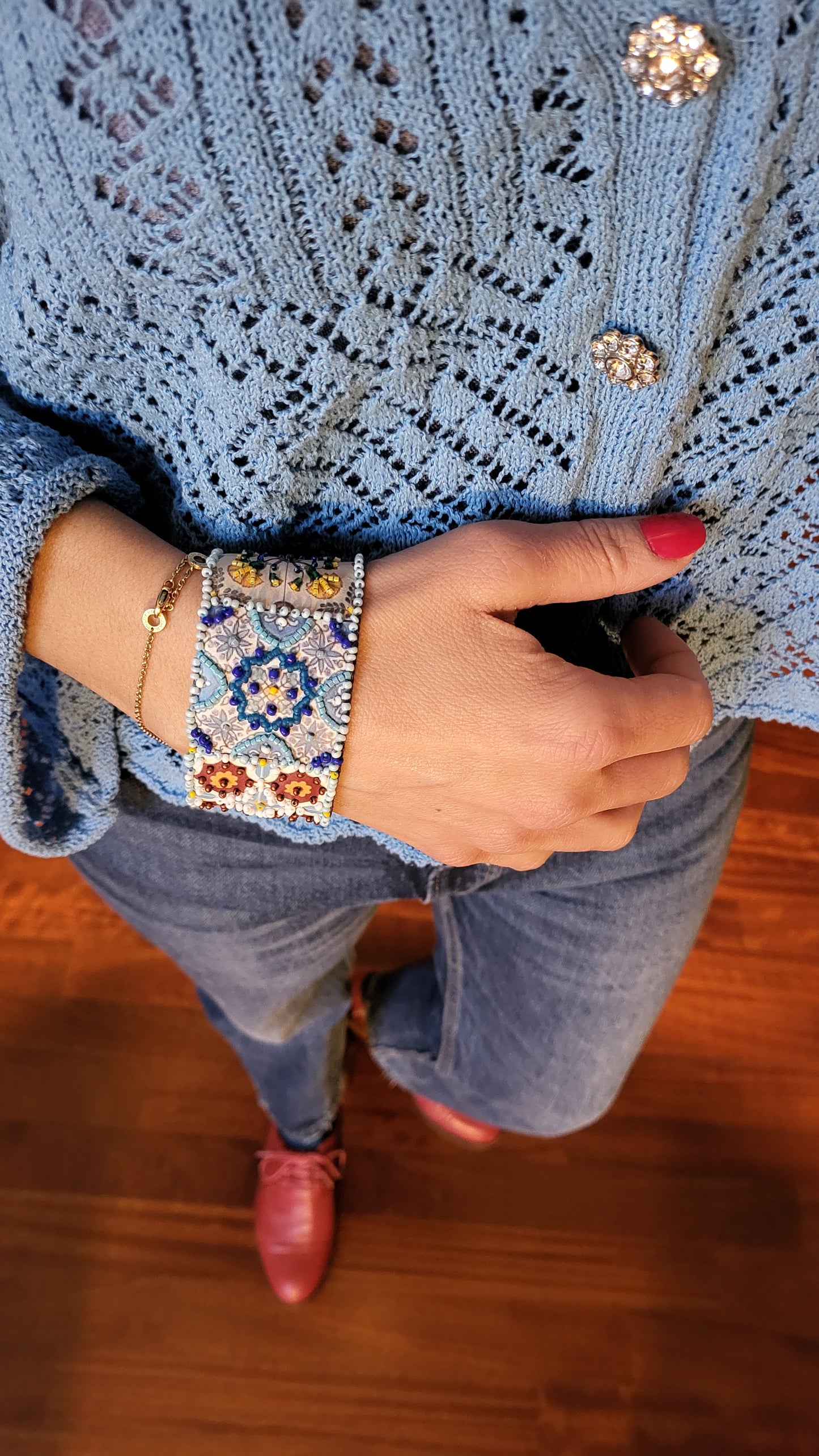 Bracelet Arabesque Bleu