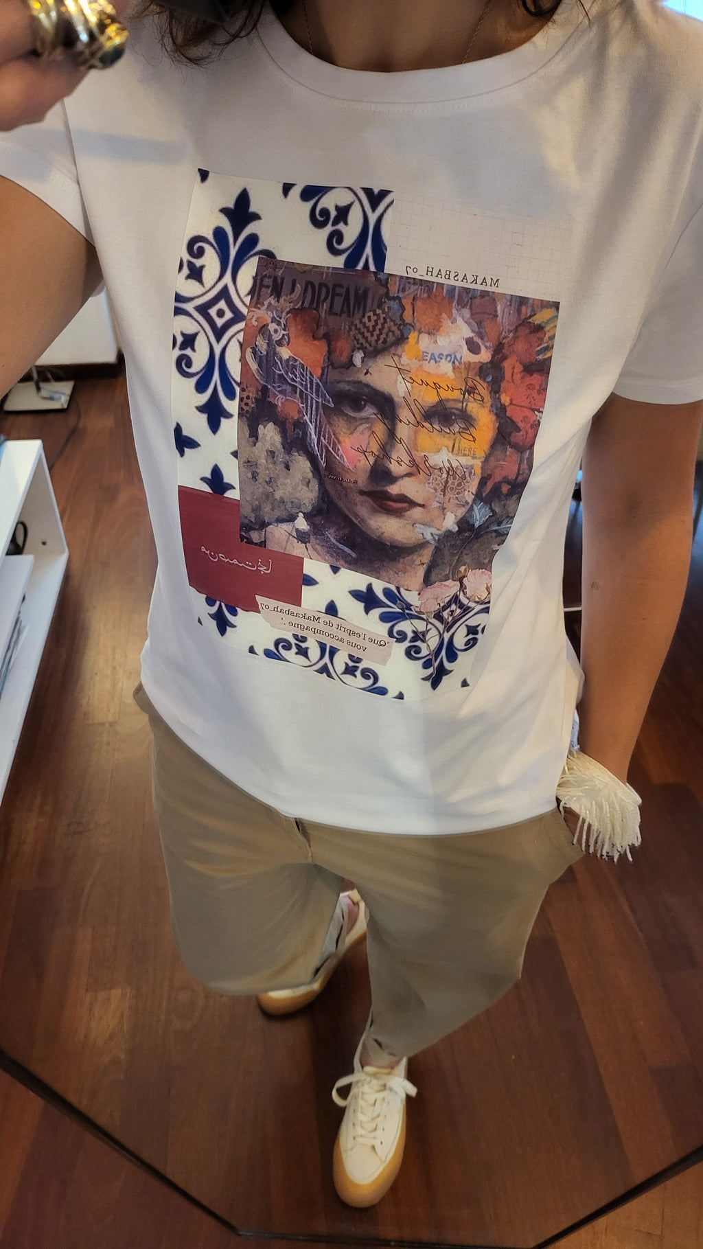 T-SHIRT -⚜️ Élégance rétro et charme oriental ⚜️