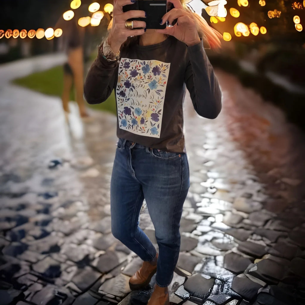 014 - T-SHIRT Stampata - Vers le bonheur et au delà