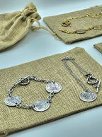 021 - BRACCIALE con riproduzione moneta Algerina