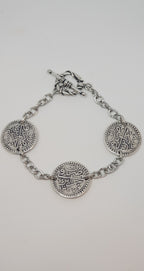 021 - BRACCIALE con riproduzione moneta Algerina