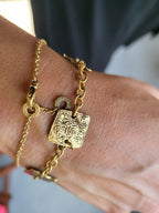 023 - Bracciale con riproduzione moneta Algerina