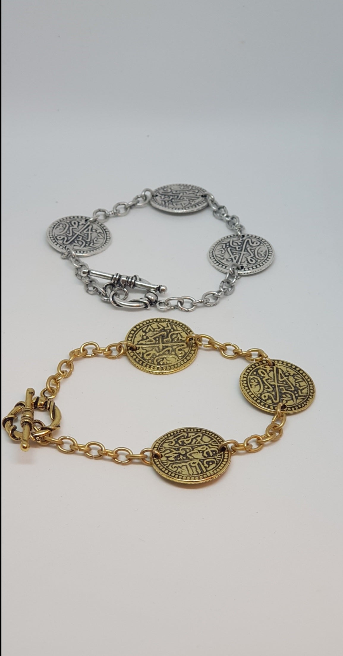 021 - Bracelet avec reproduction de pièce de monnaie algérienne